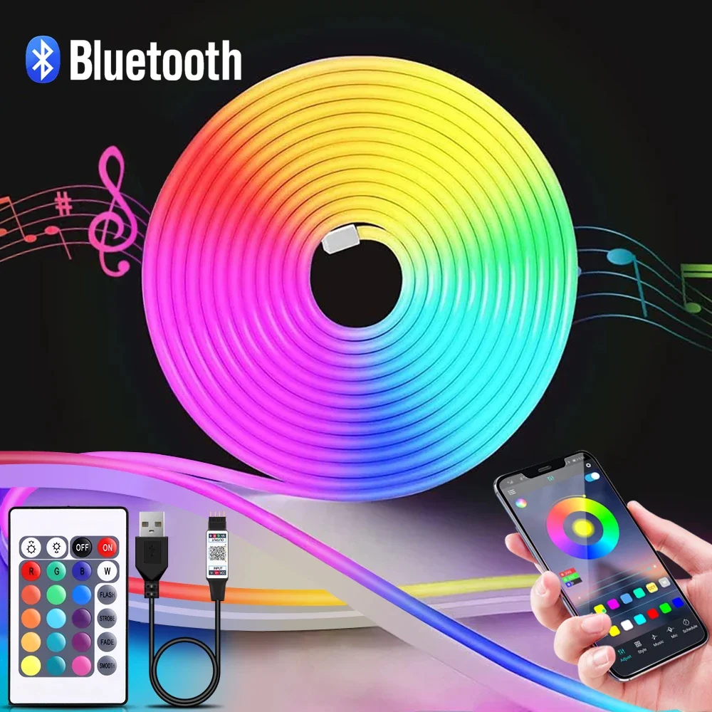 ไฟนีออน LED RGB ขนาด 1-5 เมตร  - Lighting Decoration Ideas บทวิจารณ์และราคา