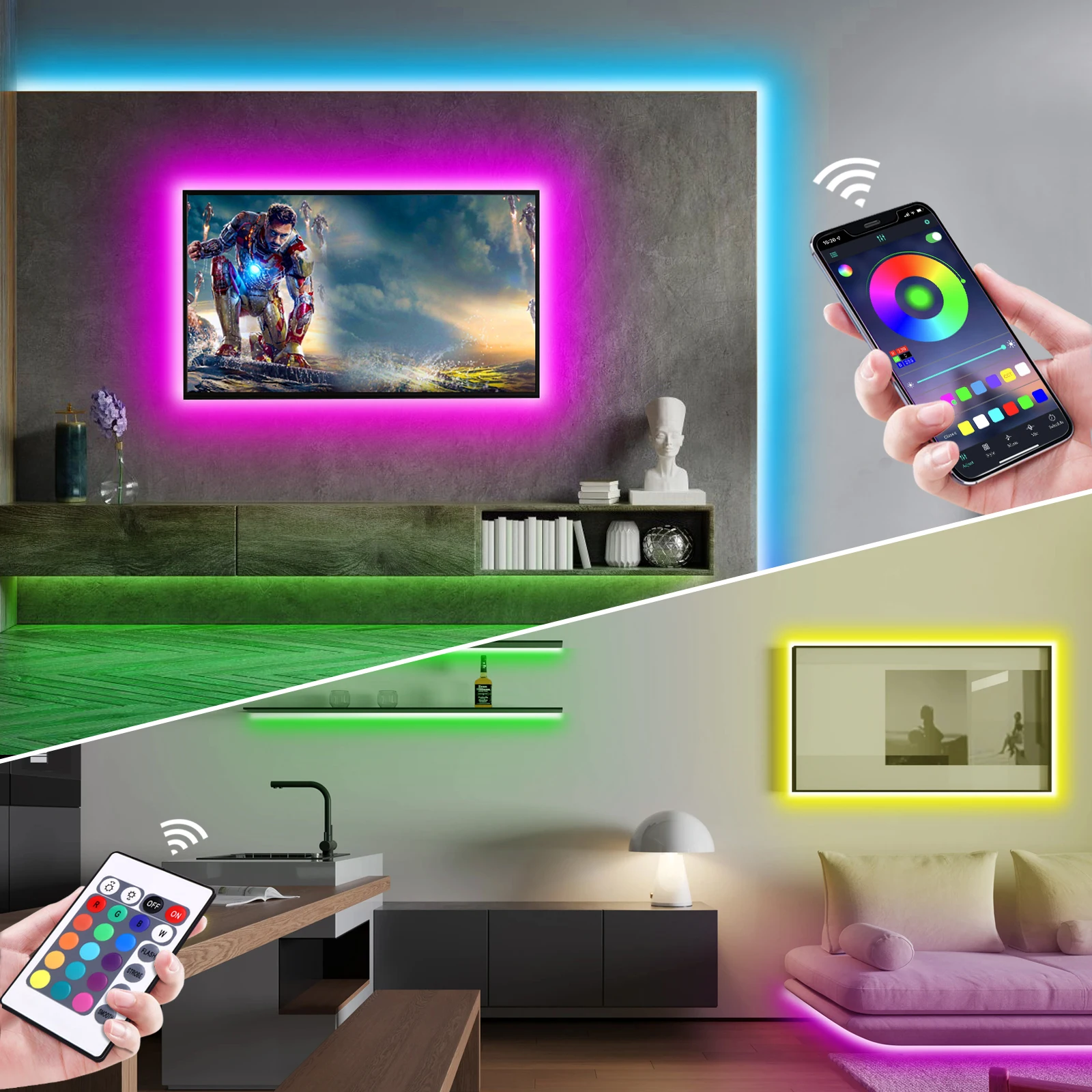 ไฟนีออน LED RGB ขนาด 1-5 เมตร  - Lighting Decoration Ideas บทวิจารณ์และราคา